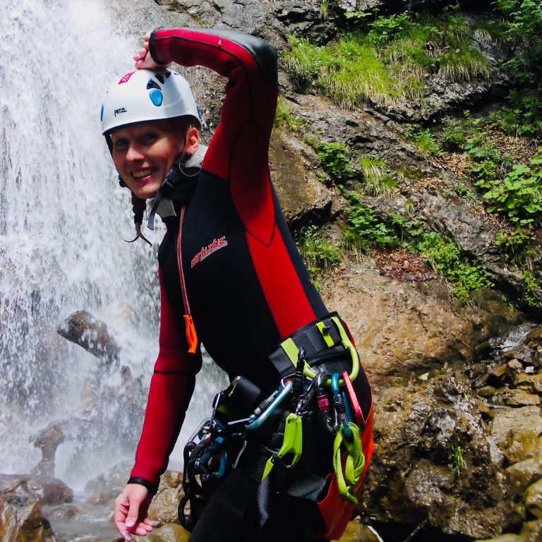 Stephie Canyoning Guide Alpine-Passion, Foto: Stephie Stephie